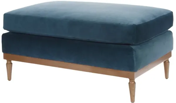 Sutton Velvet Ottoman