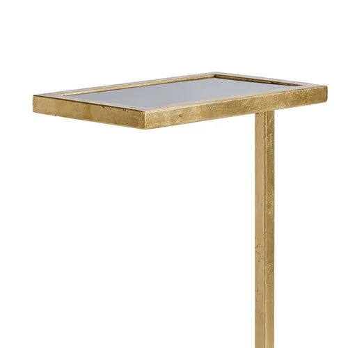 Liam Side Table - Gold - Regina Andrew