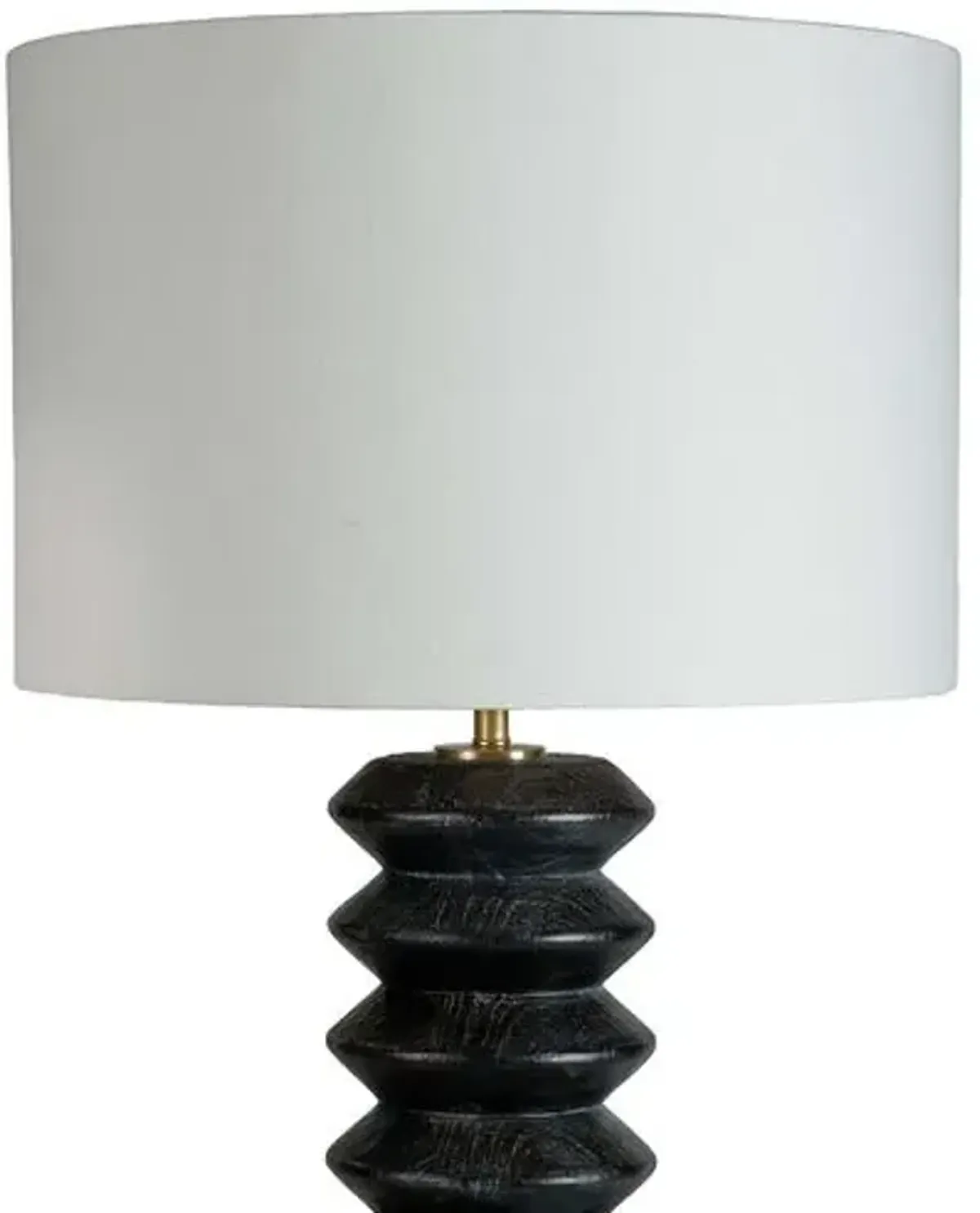 Coastal Living Accordion Table Lamp - Ebony - Regina Andrew