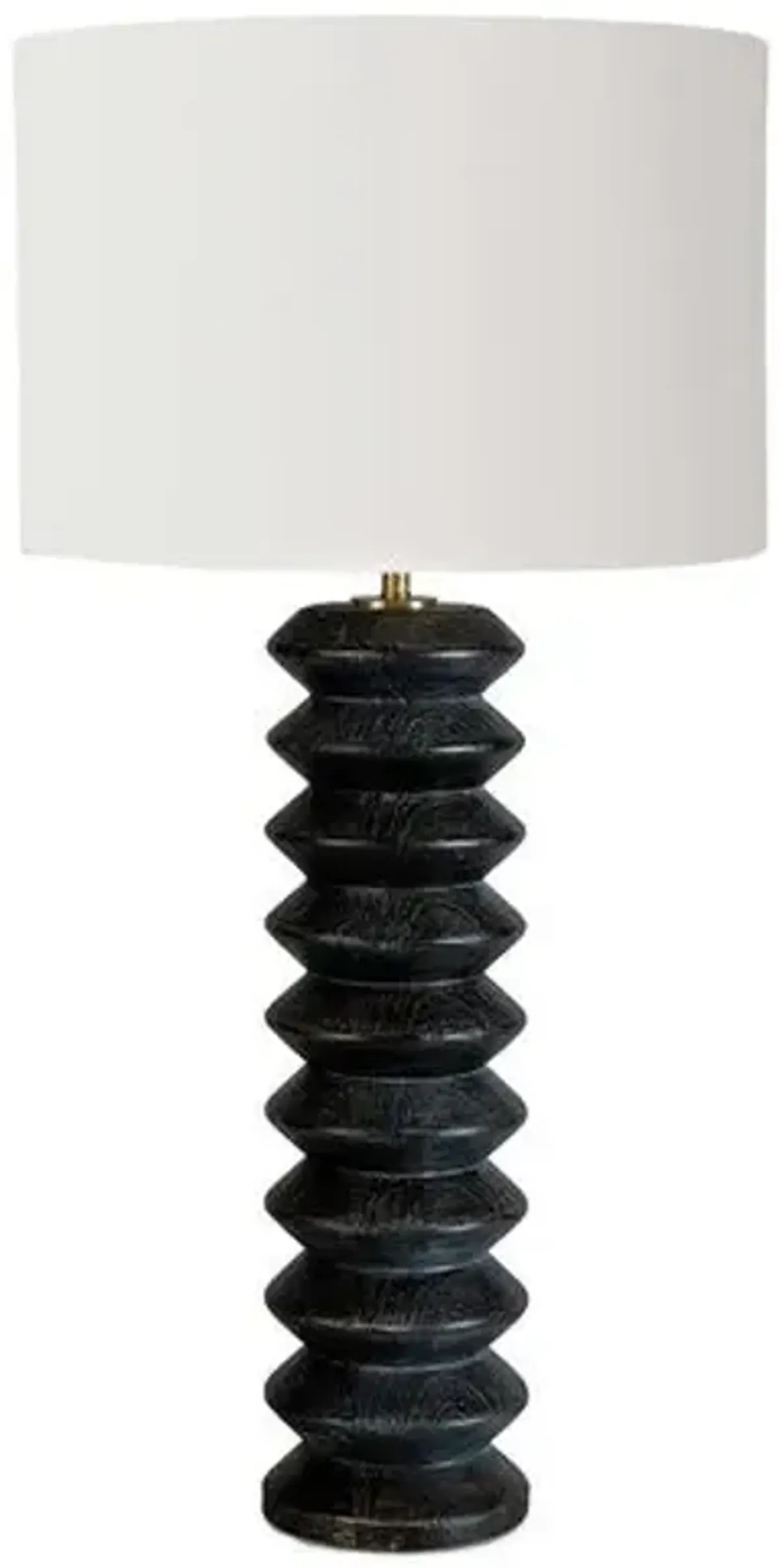 Coastal Living Accordion Table Lamp - Ebony - Regina Andrew