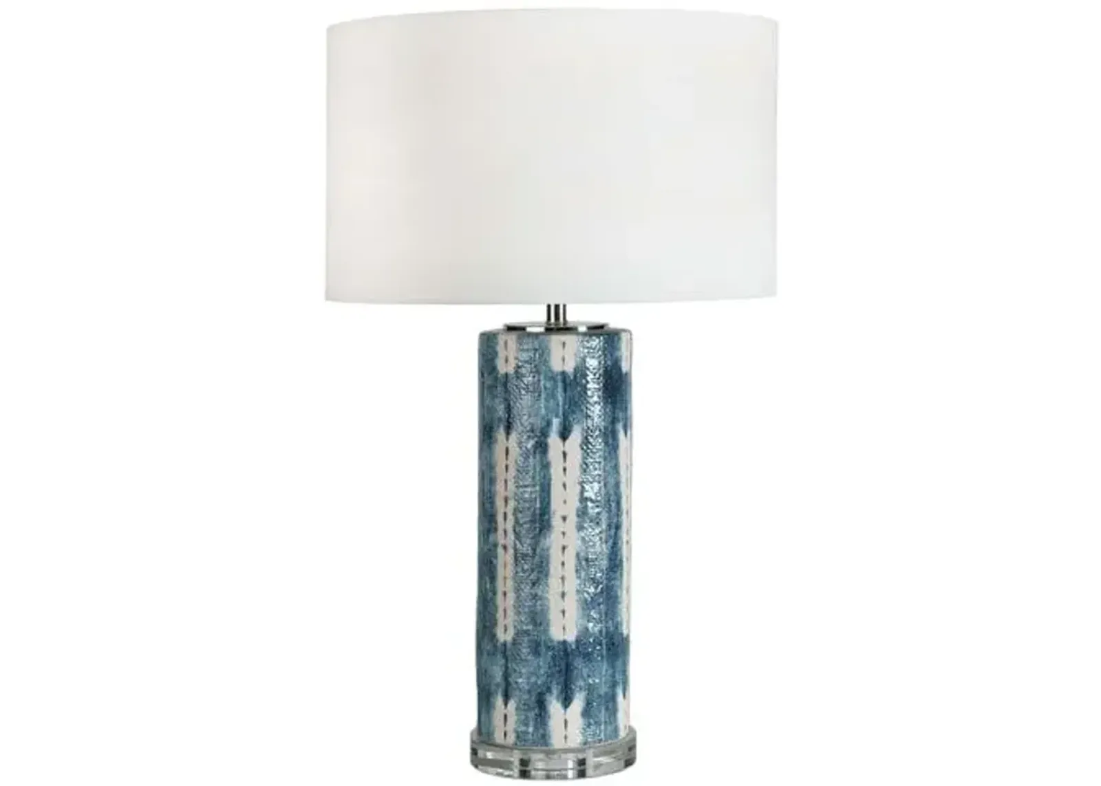 Mali Ceramic Table Lamp - Indigo - Regina Andrew