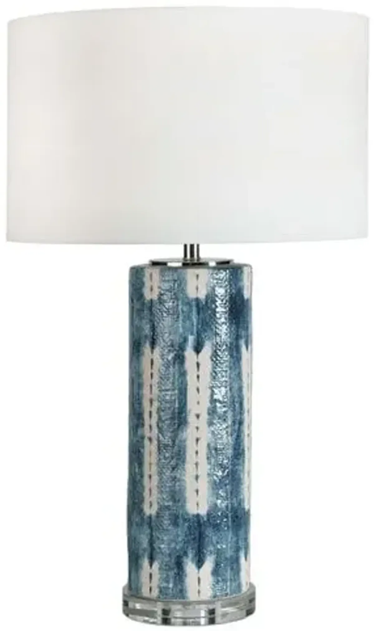 Mali Ceramic Table Lamp - Indigo - Regina Andrew