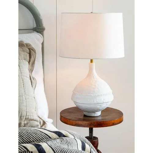 Riviera Table Lamp - Matte White - Regina Andrew