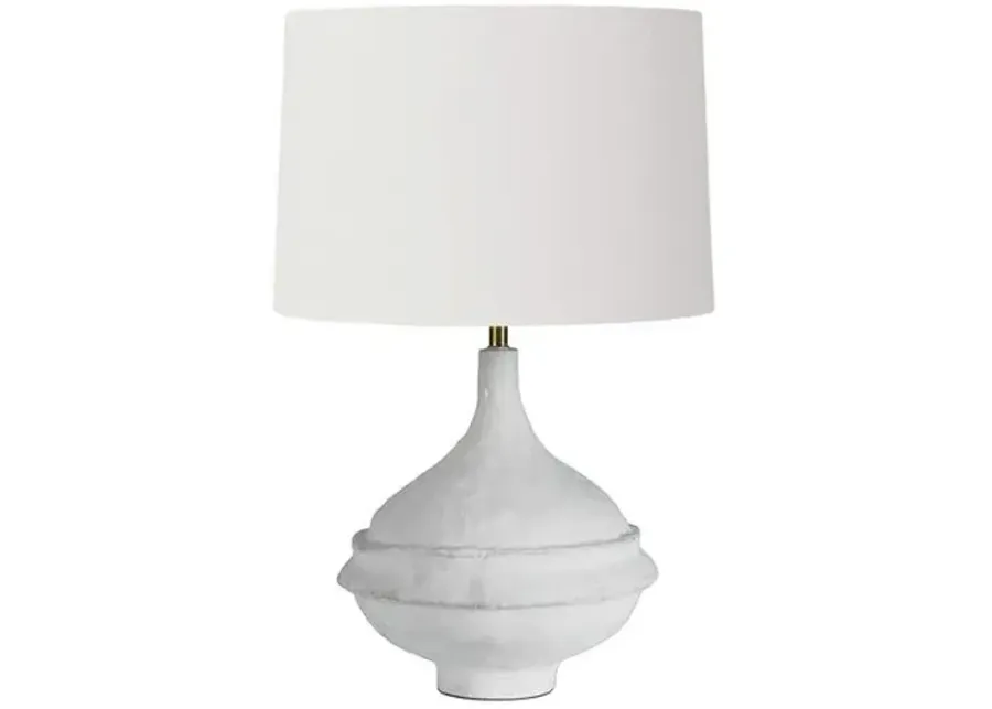 Riviera Table Lamp - Matte White - Regina Andrew