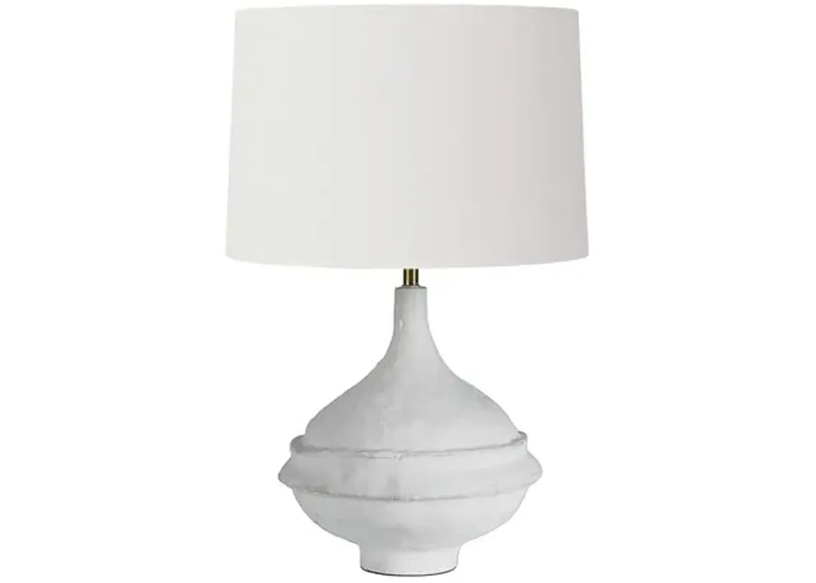 Riviera Table Lamp - Matte White - Regina Andrew