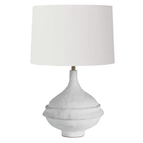 Riviera Table Lamp - Matte White - Regina Andrew