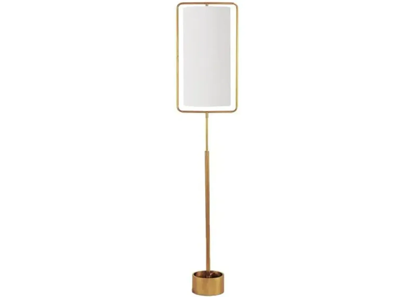 Geo Rectangle Floor Lamp - Gold - Regina Andrew