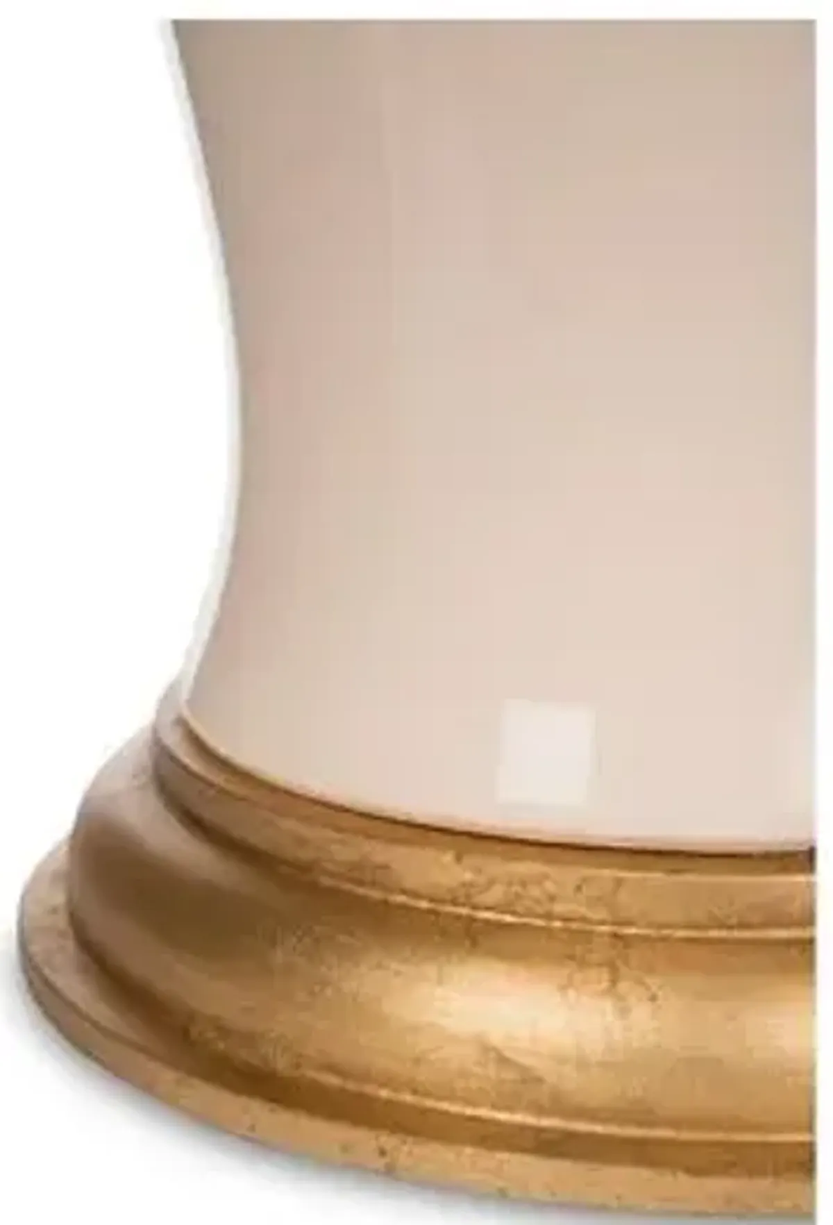 Shiloh Table Lamp - Blush Glaze/Gold - Bradburn Home