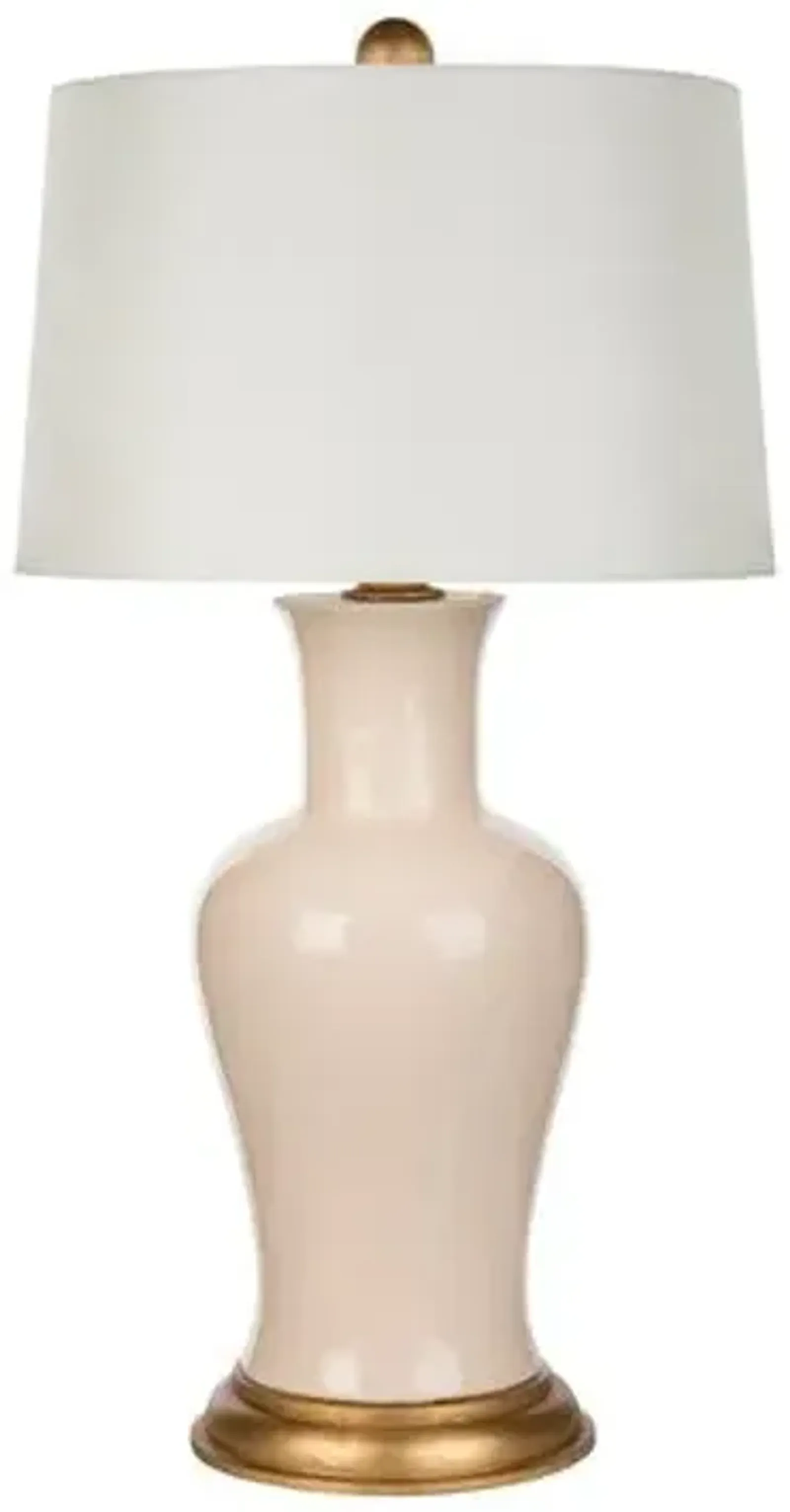 Shiloh Table Lamp - Blush/Gold - Bradburn Home