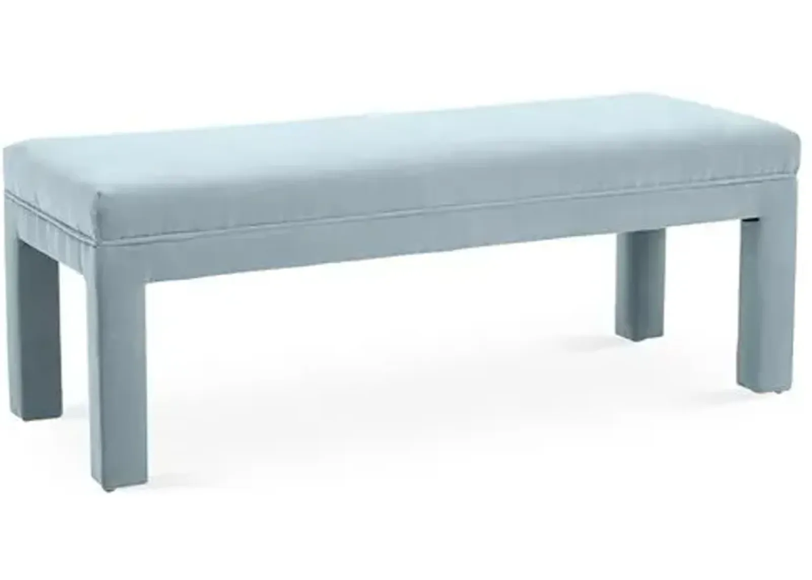 Brittany Bench - Velvet - Kim Salmela - Handcrafted - Blue