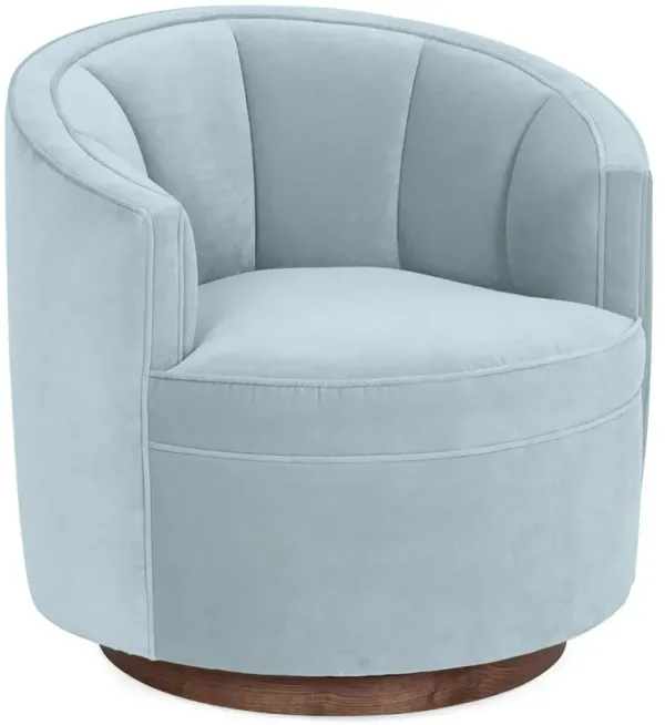 Jackie Swivel Chair, Velvet