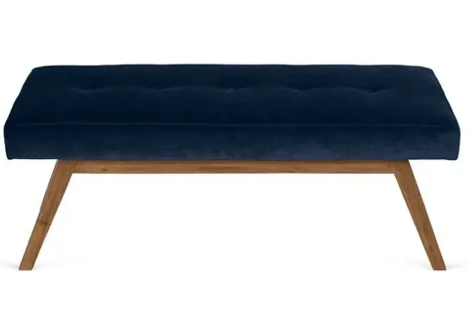 Bleeker Bench - Velvet - Kim Salmela - Handcrafted - Blue