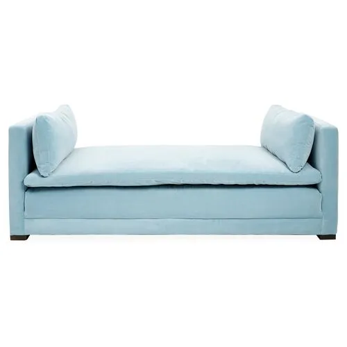 Elmore Crypton Daybed - Handcrafted - Blue - Comfortable, Sturdy