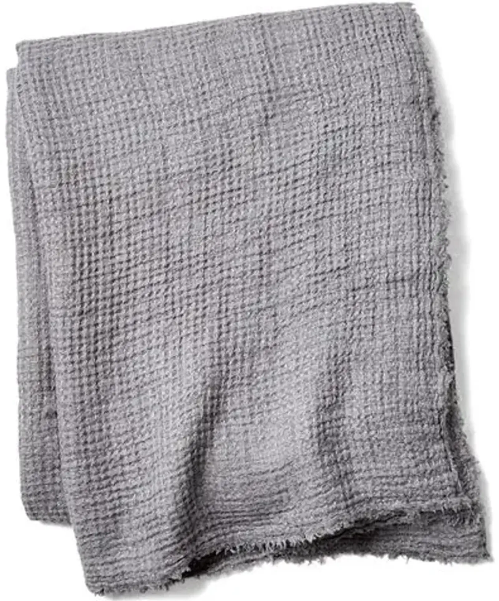 Venice Linen Throw - Midnight - Pom Pom at Home - Gray - Lightweight, Soft, Warm