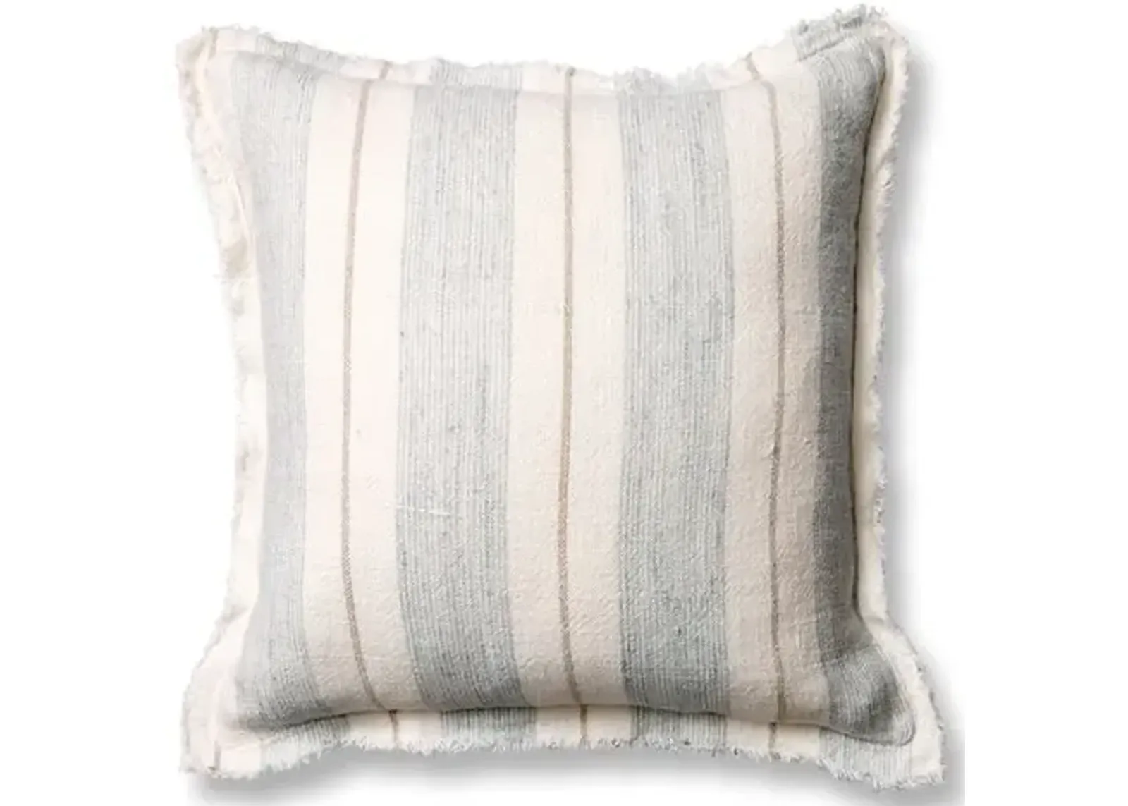 Laguna 20x20 Pillow - Ocean/Natural Linen - Pom Pom at Home