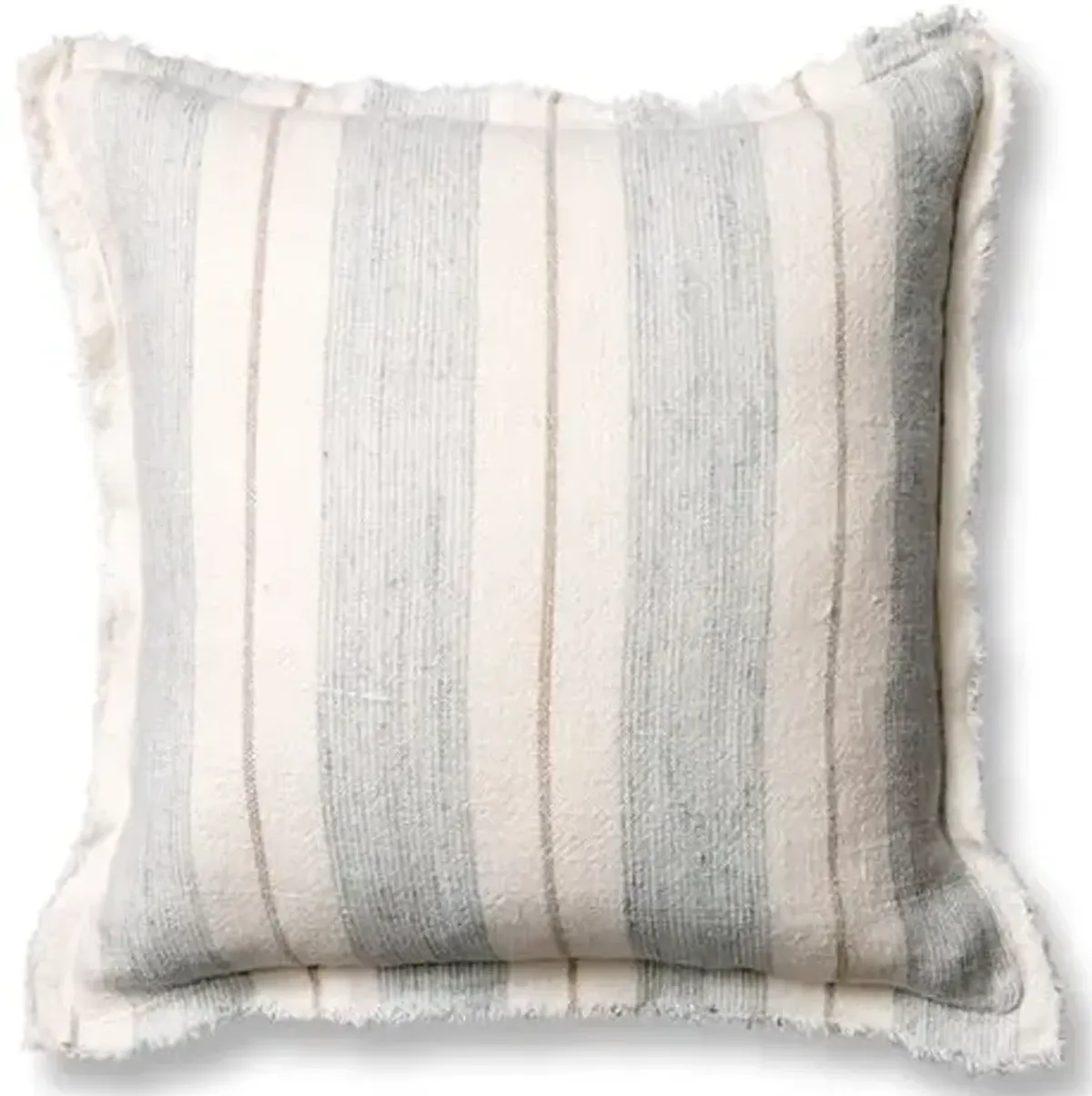 Laguna 20x20 Pillow - Ocean/Natural Linen - Pom Pom at Home