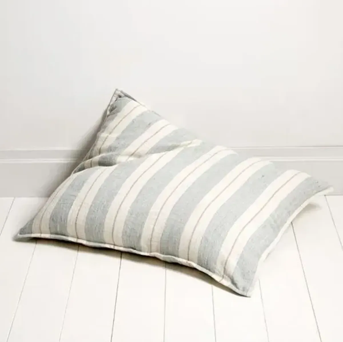 Laguna 28x36 Pillow - Ocean/Natural Linen - Pom Pom at Home