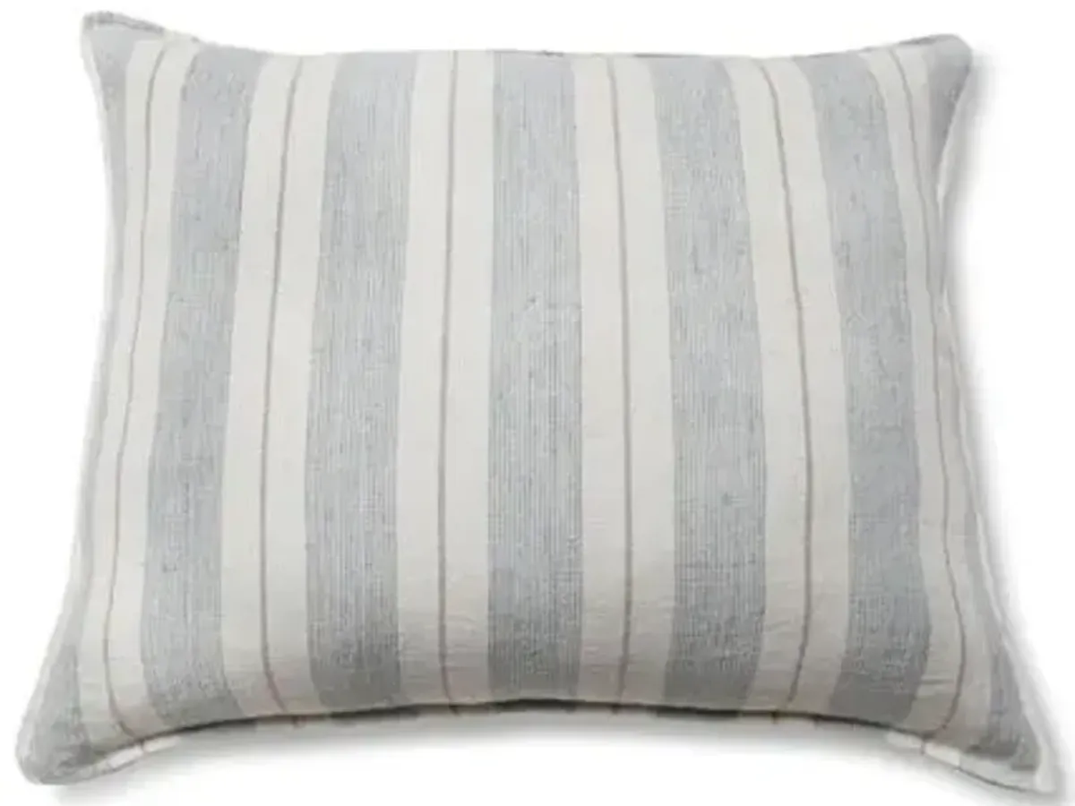 Laguna 28x36 Pillow - Ocean/Natural Linen - Pom Pom at Home