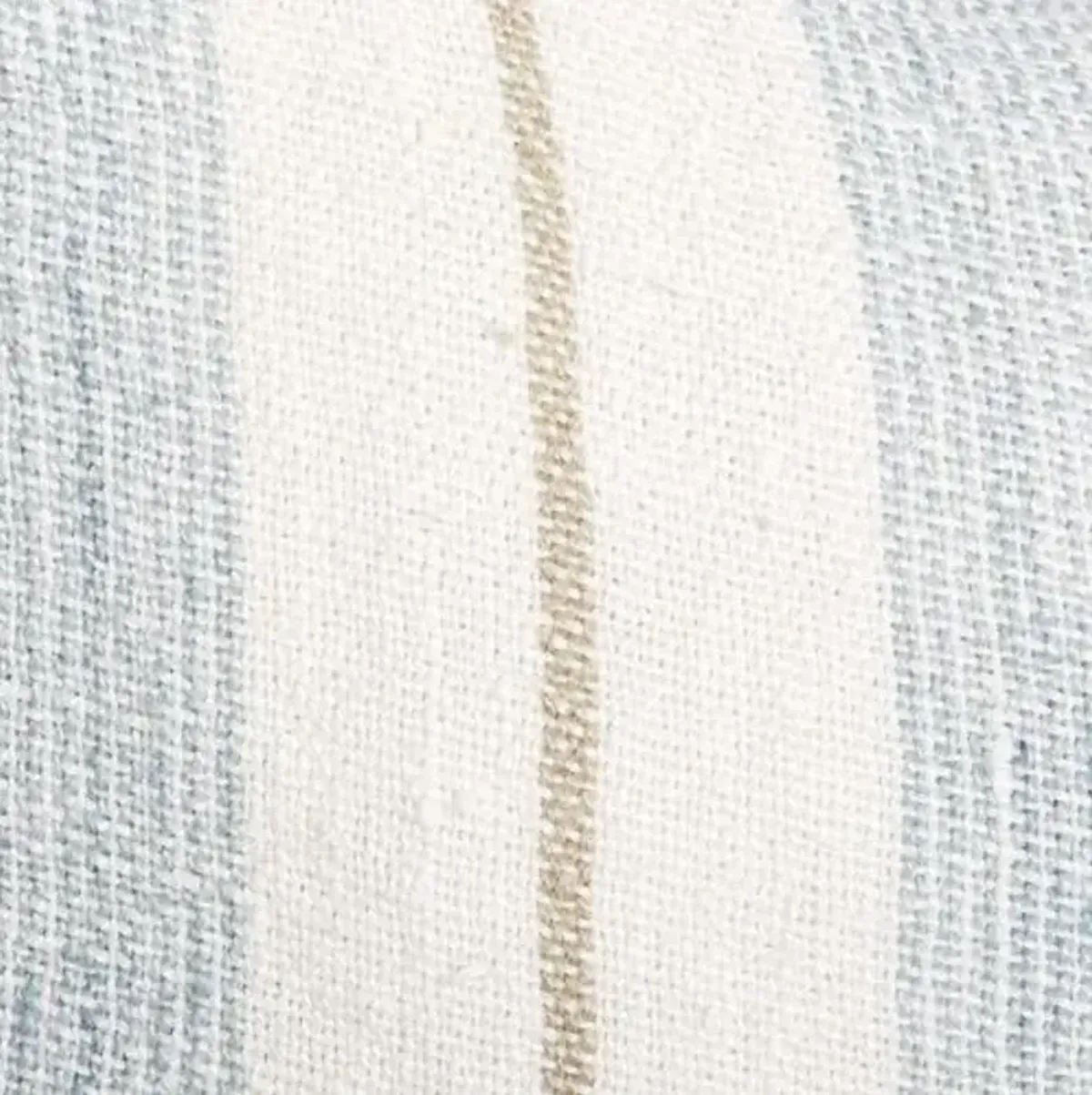 Laguna 18x60 Body Pillow - Ocean/Natural Linen - Pom Pom at Home