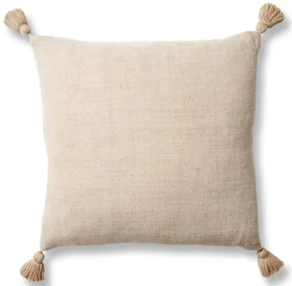 Montauk 20x20 Pillow - Natural Linen - Pom Pom at Home