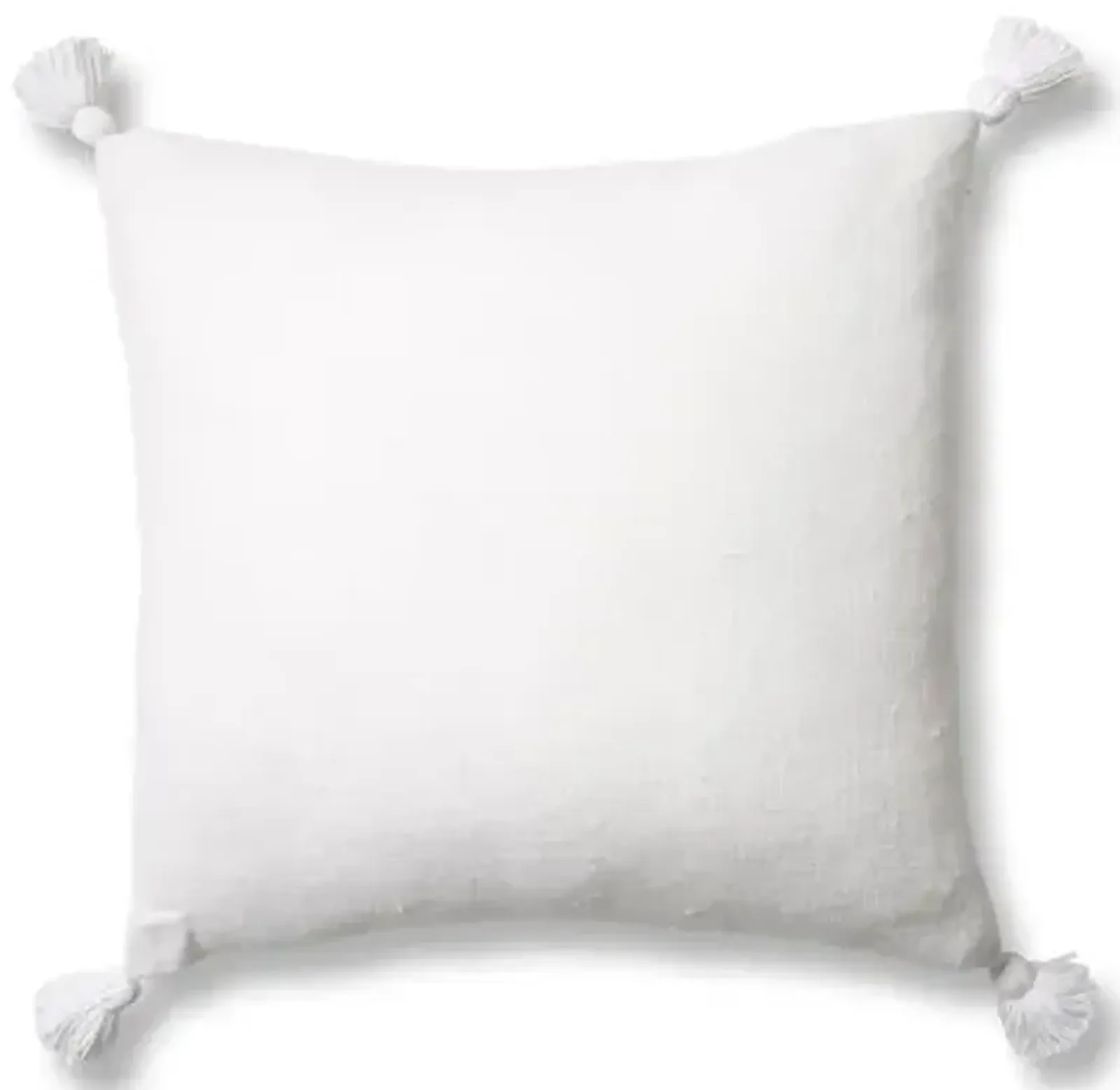 Montauk 20x20 Pillow - White Linen - Pom Pom at Home