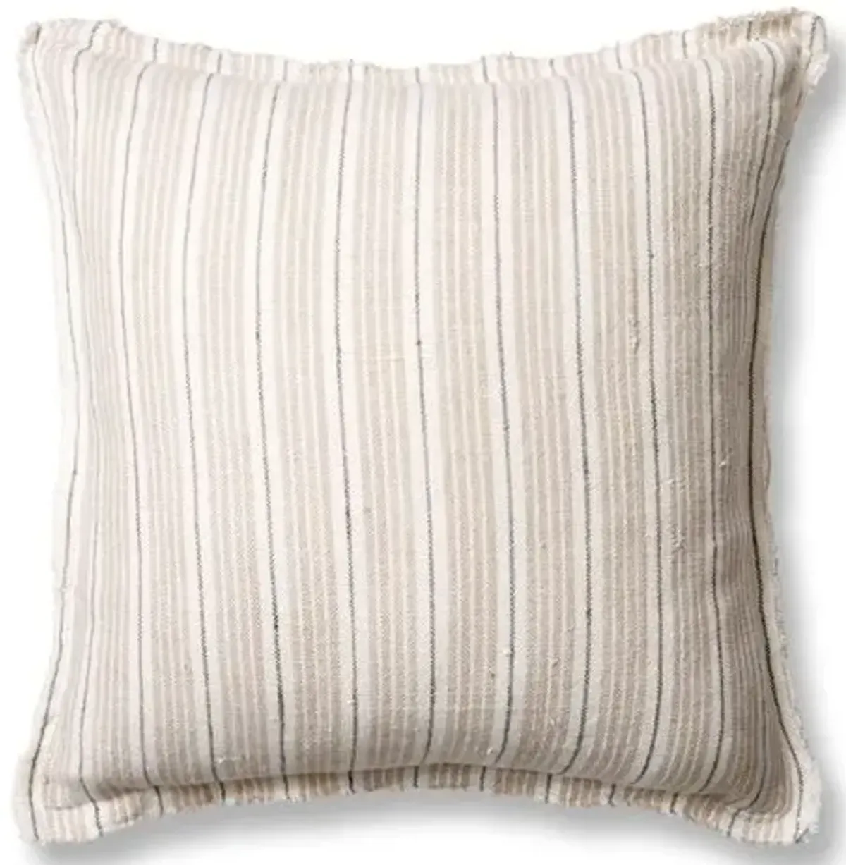 Newport 20x20 Pillow - Natural/Midnight Linen - Pom Pom at Home