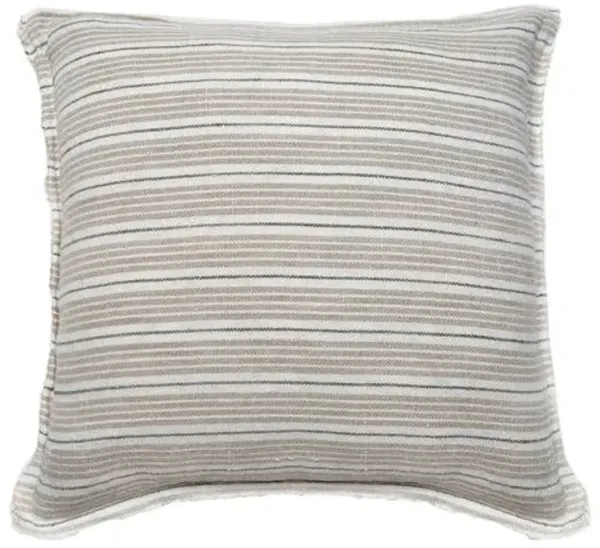 Newport 20x20 Pillow - Natural/Midnight Linen - Pom Pom at Home