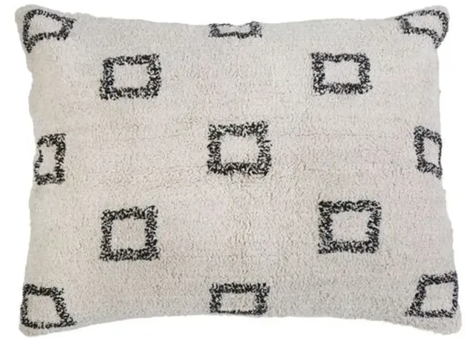 Bowie 28x36 Pillow - Ivory/Gray - Pom Pom at Home