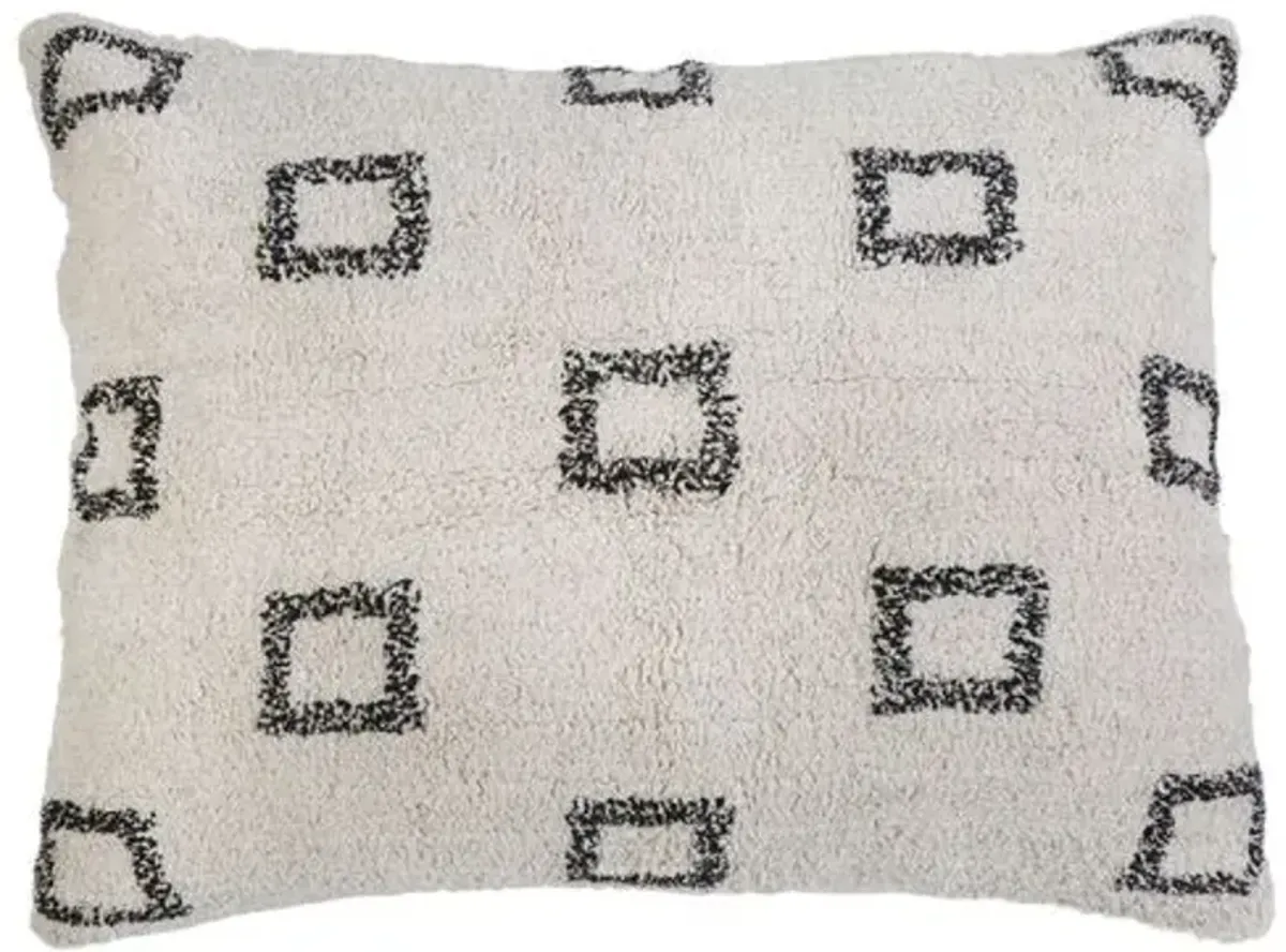 Bowie 28x36 Pillow - Ivory/Gray - Pom Pom at Home