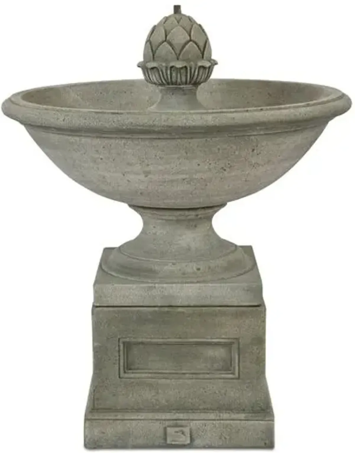 36" Williamsburg Fountain - Distressed Gray - Campania International