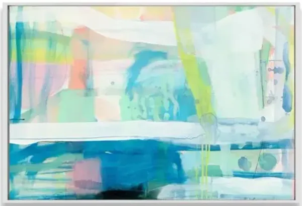 Michelle Armas - Fourth Ward Painting - Blue