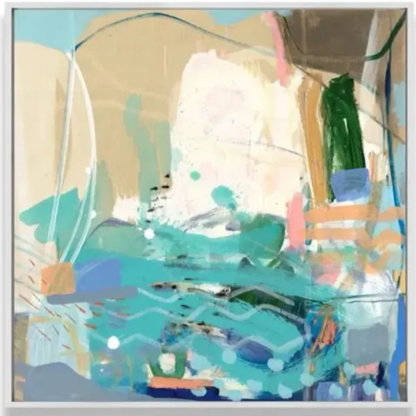 Michelle Armas - Jet Stream Painting - Blue