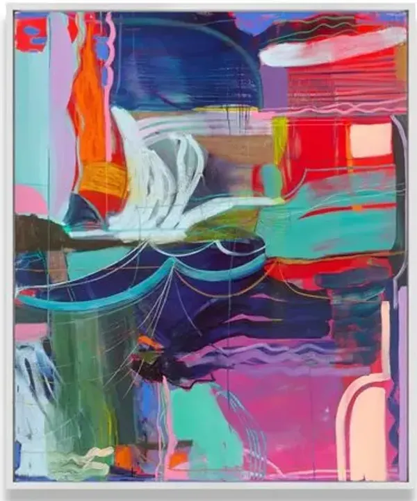 Michelle Armas - Today or Tomorrow Painting - Purple