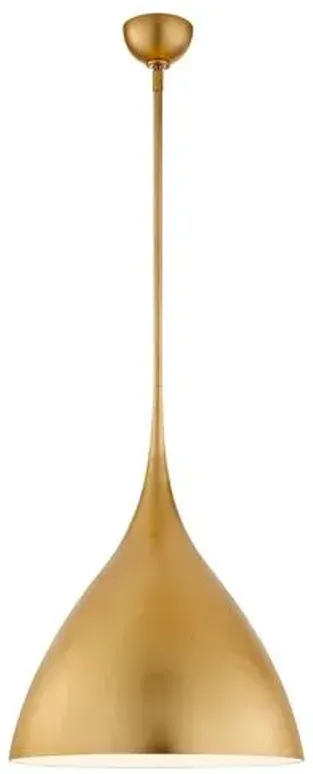 Visual Comfort - Agnes Medium Pendant - Gold