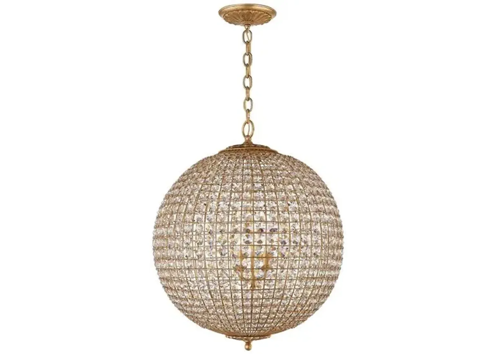 Visual Comfort - Renwick Large Sphere Pendant - Gold