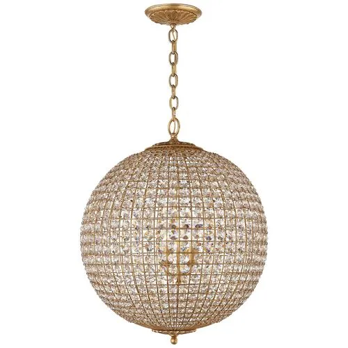 Visual Comfort - Renwick Large Sphere Pendant - Gold