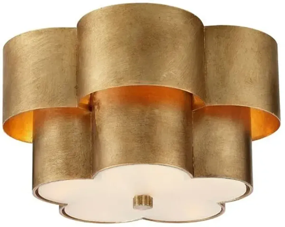 Visual Comfort - Arabelle Medium Flush Mount - Gold