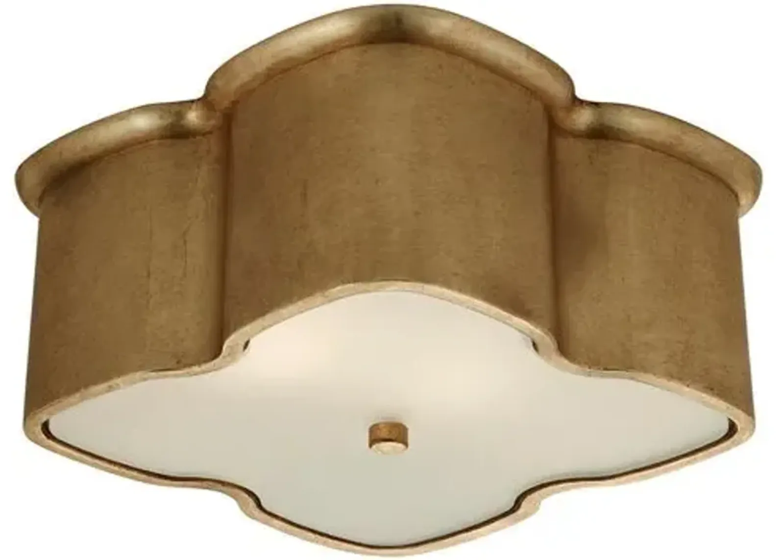 Visual Comfort - Bolsena Clover Flush Mount - Gold