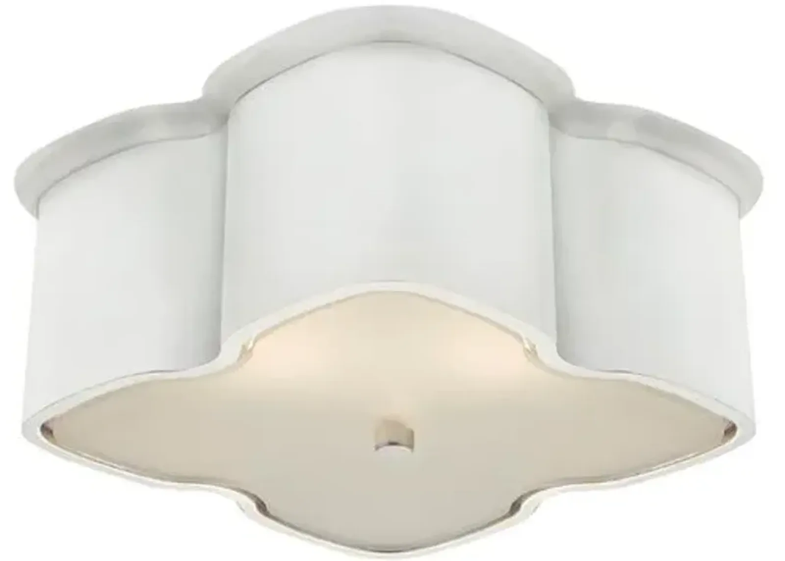 Visual Comfort - Bolsena Clover Flush Mount - White