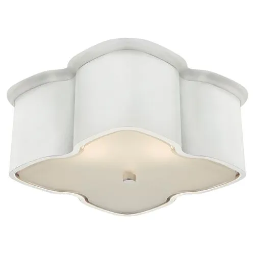 Visual Comfort - Bolsena Clover Flush Mount - White