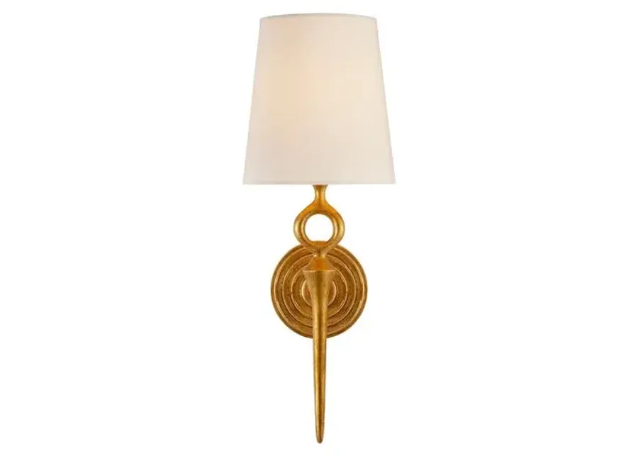 Visual Comfort - Bristol Single Sconce - Gold