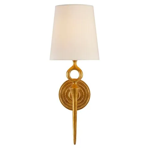 Visual Comfort - Bristol Single Sconce - Gold