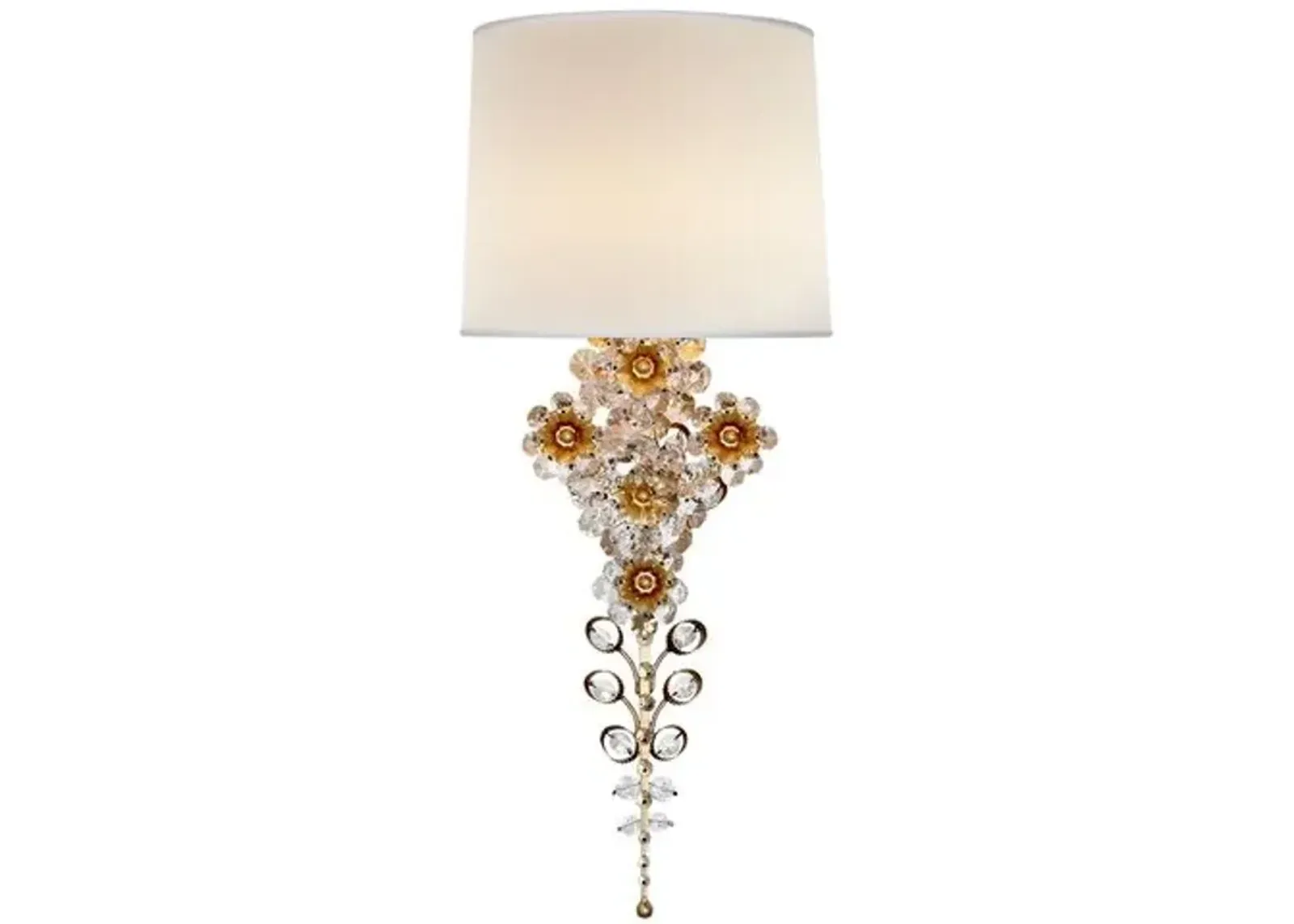 Visual Comfort - Claret Tall Sconce - Gold