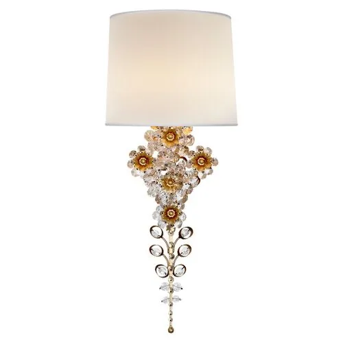 Visual Comfort - Claret Tall Sconce - Gold