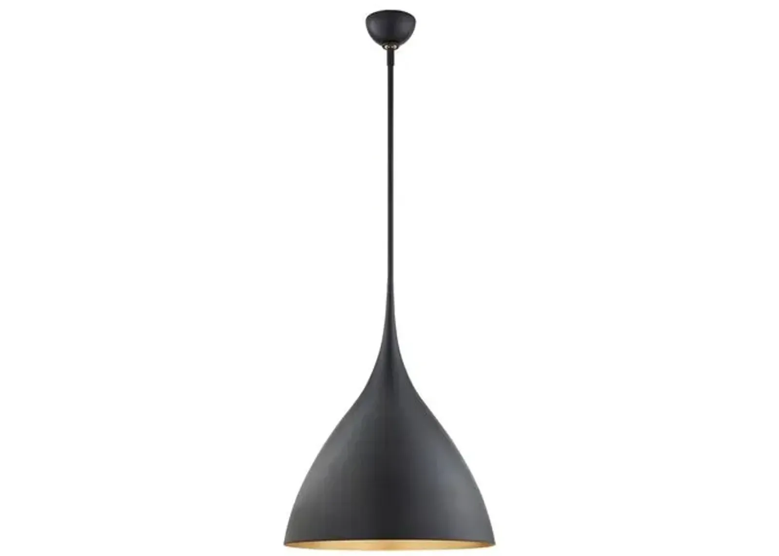 Visual Comfort - Agnes Medium Pendant - Black