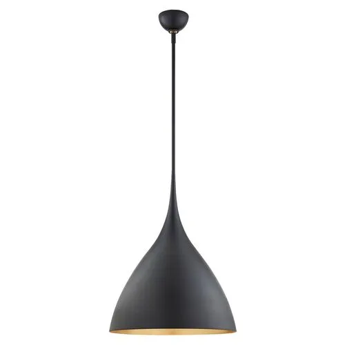 Visual Comfort - Agnes Medium Pendant - Black