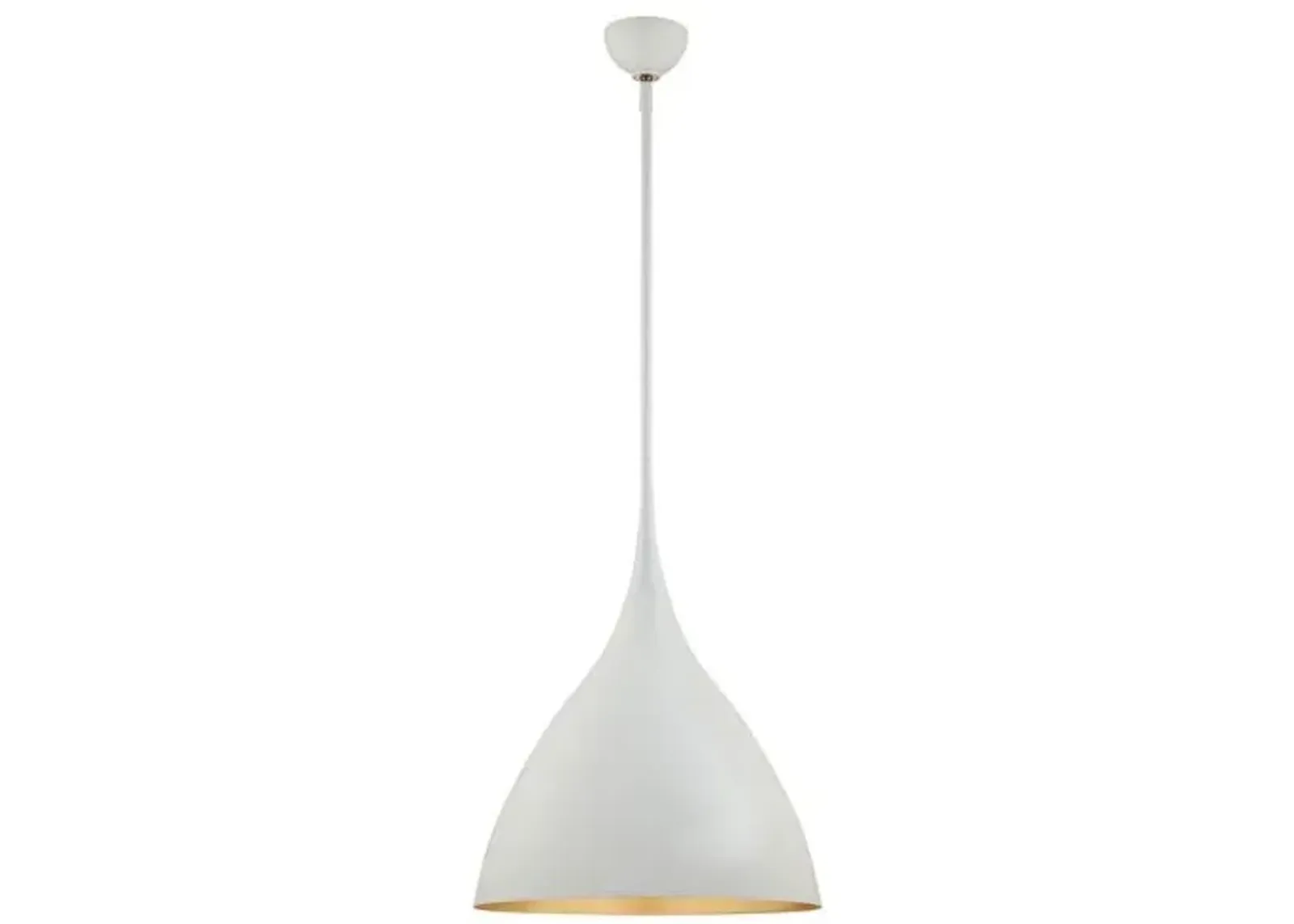 Visual Comfort - Agnes Medium Pendant - White