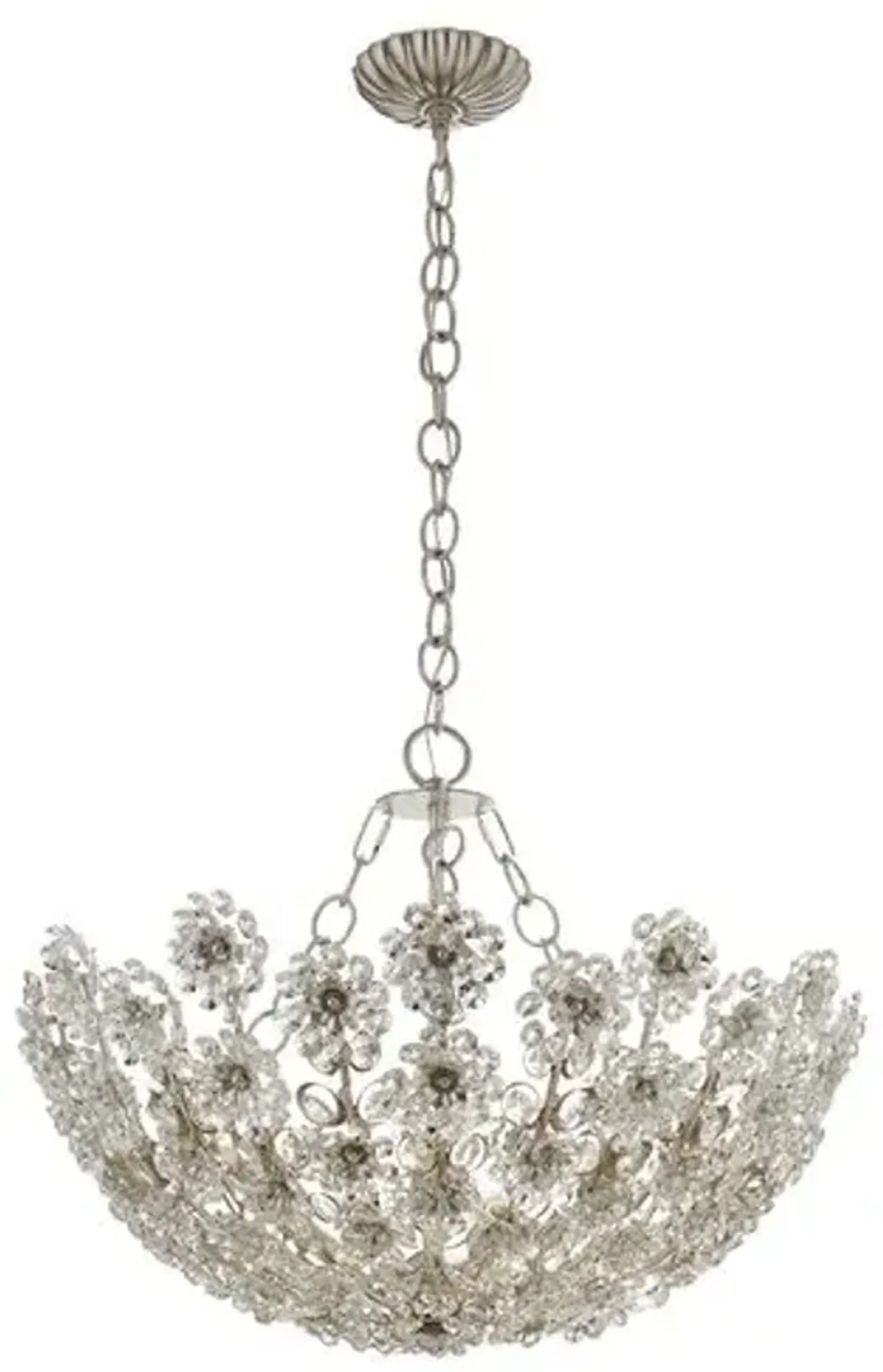 Visual Comfort - Claret Chandelier - Silver