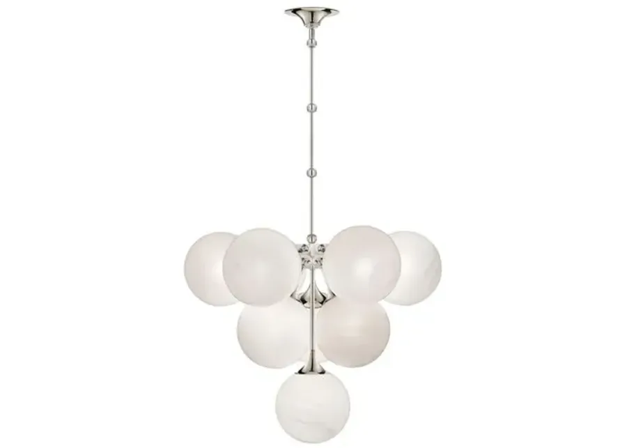 Visual Comfort - Cristol Tiered Pendant - Silver