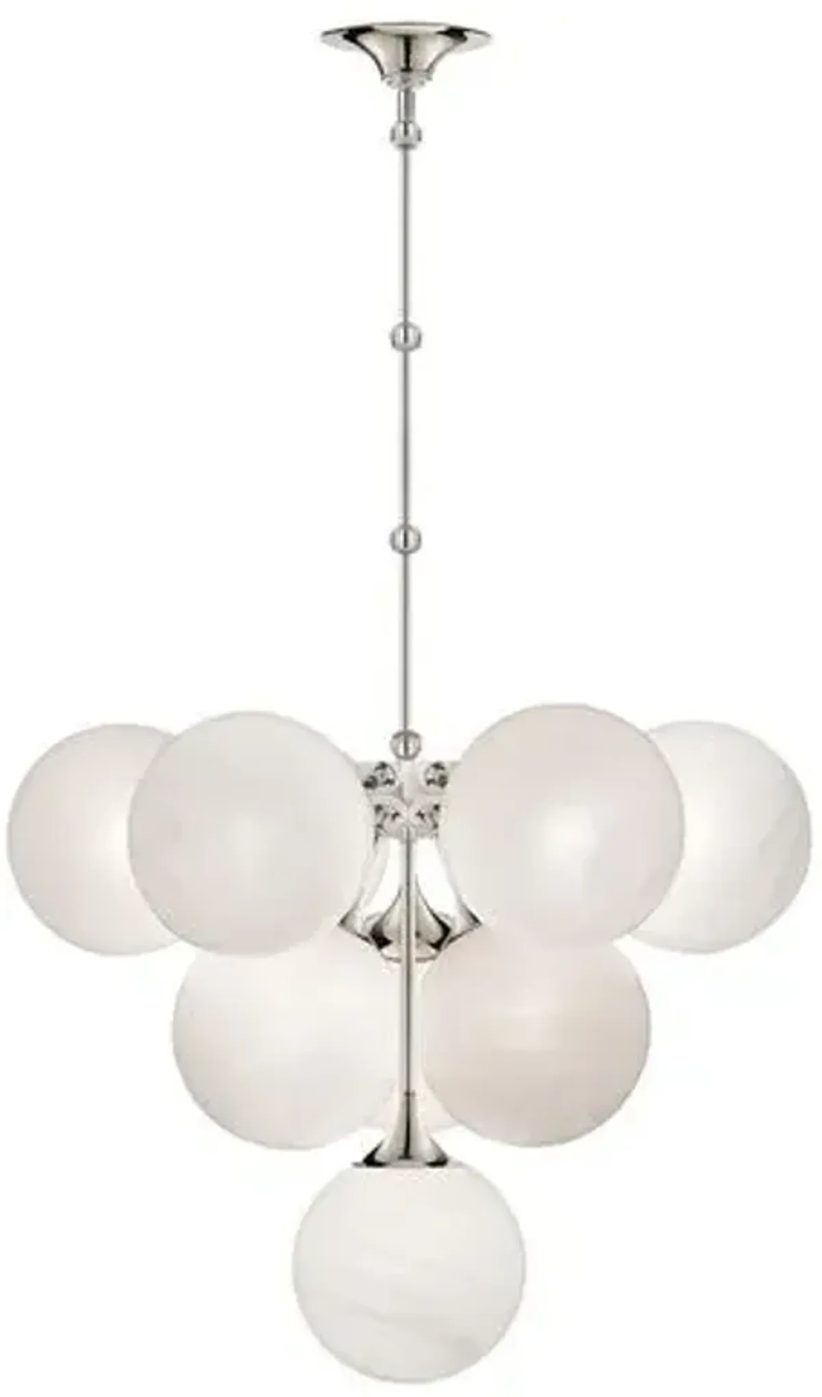 Visual Comfort - Cristol Tiered Pendant - Silver